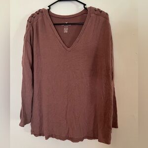 American Eagle Soft & Sexy Long Sleeve Top